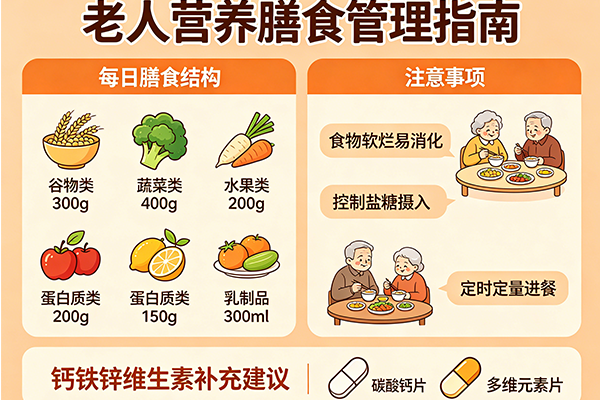 三山医伴老年营养膳食管理